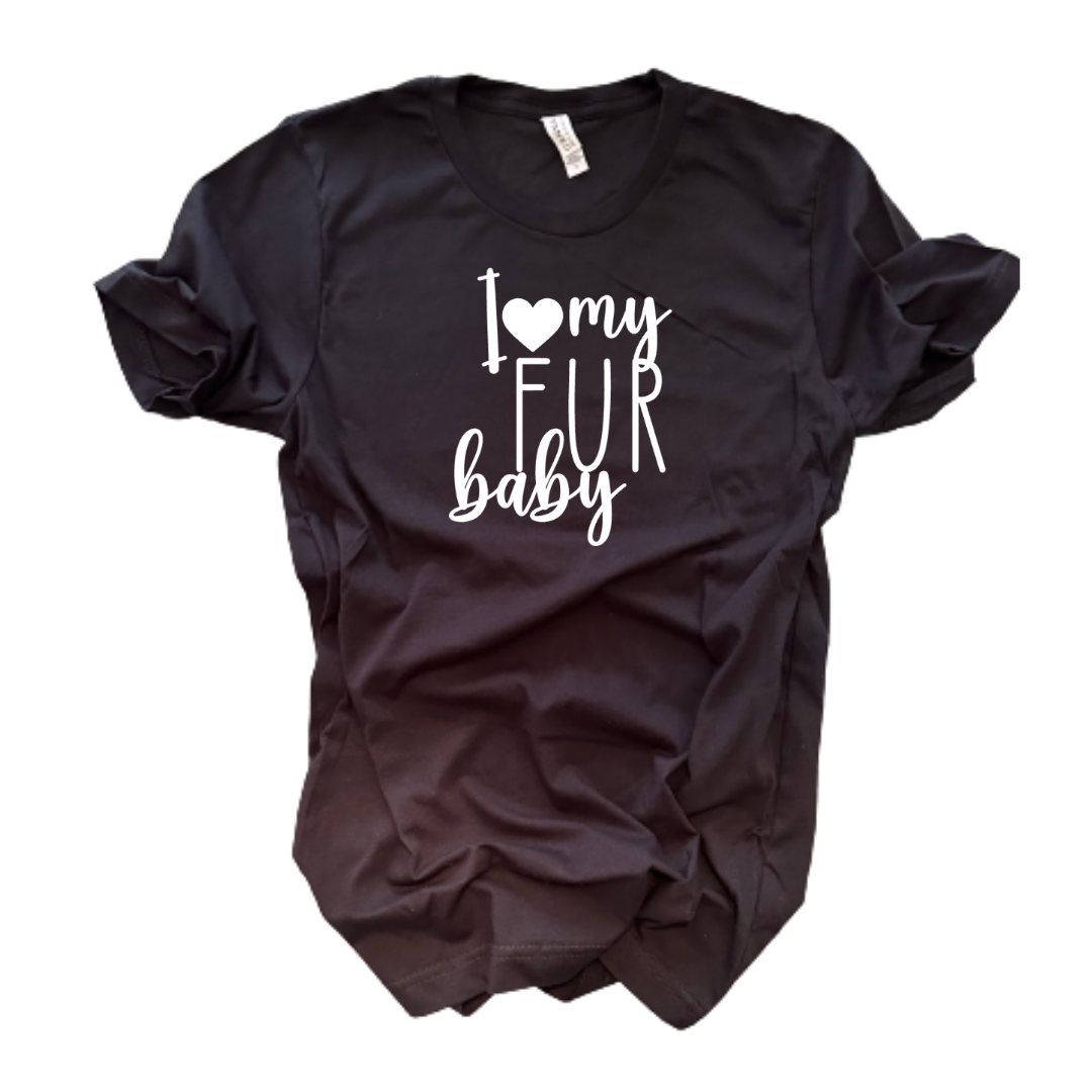 "Fur Baby" T-Shirt (Black)