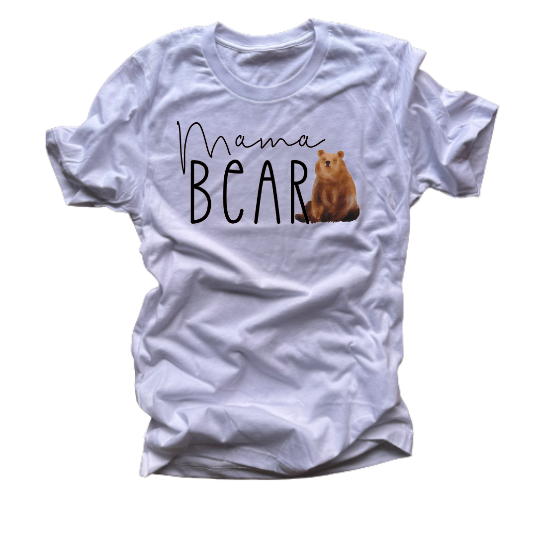 Mama Bear - T-Shirt (White)